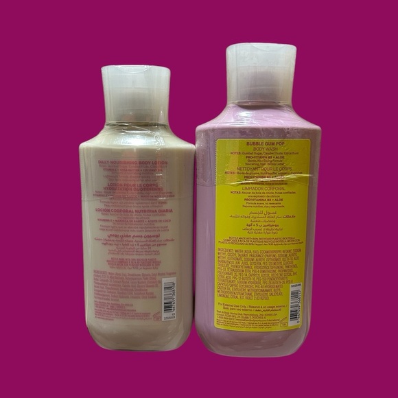 Bath and Body Works Bubblegum Pop Body Lotion and Body Wash - Picture 2 of 2